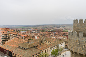 Naklejka premium Scenic Overlook from the Ancient Walls of Ávila, Spain