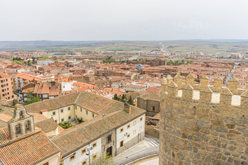 Fototapeta premium Explore the Historic Walls of Ávila, Spain - A Treasure of History