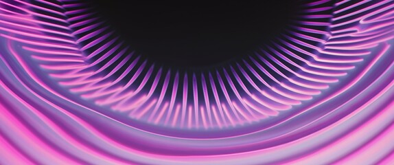 Glowing concentric circles rippling outward