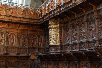 Architectural Elements in a Spanish Cathedral