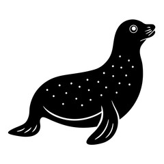Animal seal silhouette vector illustrator