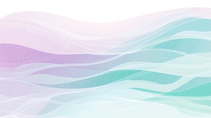 Pastel wavy abstract background. (3)