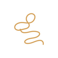 Lasso rope. Vector illustration.