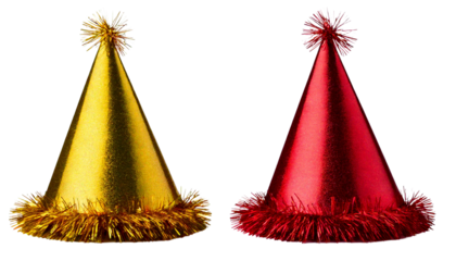 party hats isolated on white background Png 