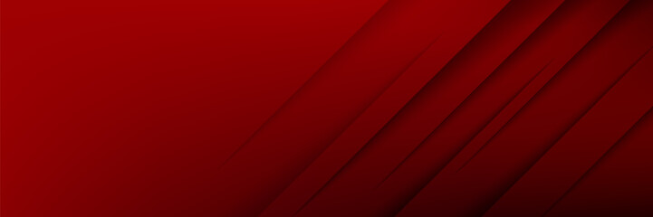 Fototapeta premium Red line with white architecture futuristic background minimal concept vector illustration subtle design