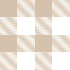 Dark putty Seamless Tartan with Traditional white accents Fabric Design