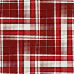 Plaid pattern seamless. Dusty reddy brown & Neon light grey Tartan Fabric Design. 