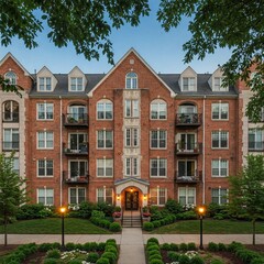 Fototapeta premium old houses in amsterdam