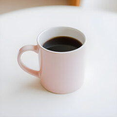 Obraz premium white cup of coffee