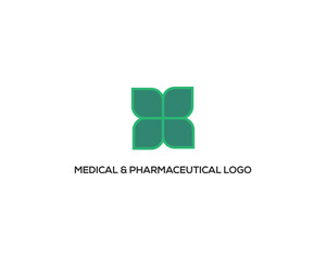 Doctor professional special colorful medical sign Cross Drugstore Medical Pharmacy Logo.