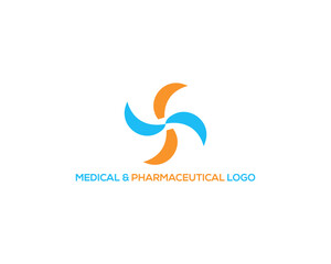 Doctor professional special colorful medical sign Cross Drugstore Medical Pharmacy Logo.