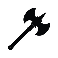 battle axe silhouette art