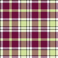 Contemporary Seamless Tartan featuring Traditional charcoal and Muted white Fabric Design