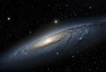 Fototapeta premium Cosmic Expanse, A Breathtaking View Of Deep Space With Distant Nebulae And Countless Stars Creating A Captivating Interstellar Scene. Space Exploration Is Fascinating. A Beautiful Dark Sky.