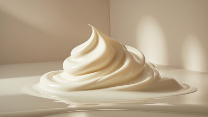 Texture of the creaminess