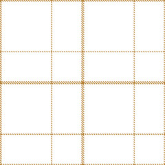 Plaid pattern seamless. Pale leather & Vibrant white Tartan Fabric Design. 