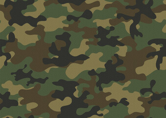 modern digital camouflage pattern, vector seamless background, military texture © Sanvel