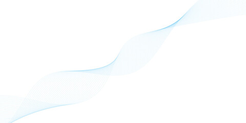 Fototapeta premium Abstract vector background with blue wavy lines. Blue wave background. Blue lines vector illustration. Curved wave. Abstract wave element. 