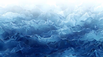 Fototapeta premium A blue water surface, abstract background with a text field, Generative AI illustrations.