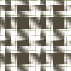 Light white Tartan patterns fabric texture. Contemporary Vintage greenish grey Seamless Tartan