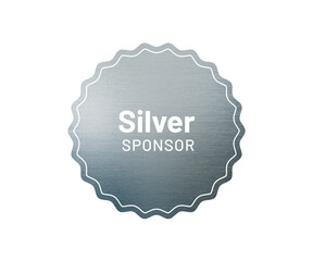 Silver Sponsor Badge PNG
