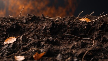 Soil texture backdrop