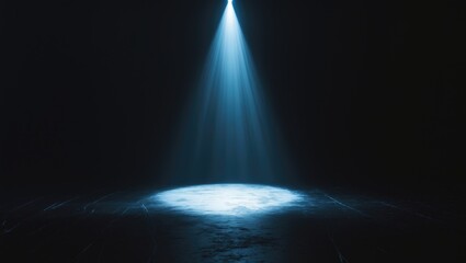 Stage lights. Beams of light from the spotlights at the entertainment event. Nightclub. Light display. Laser show isolated on a black background with projector illumination.