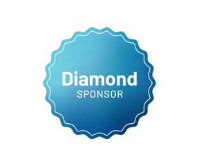 Diamond Sponsor Badge PNG
