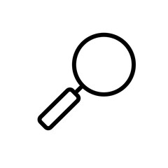 magnifying glass - simple vector icon