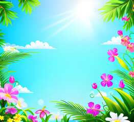 Obraz premium fashionable, hat, seashell, vacation, summer, concepts, creativity, elegance, horizontal, journey, ornate, preparation, protection, relaxation, variation, color image, copy space, magnifying glass, ru