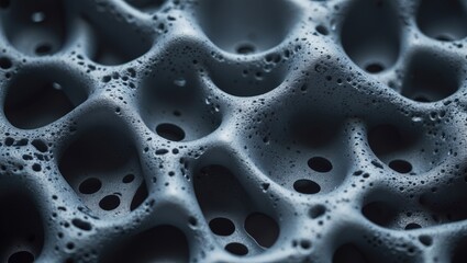 Pattern of seamless spongy metal.