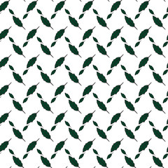 Leaves Seamless Vector Pattern Design