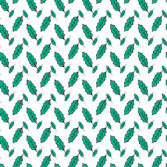 Leaves Seamless Vector Pattern Design