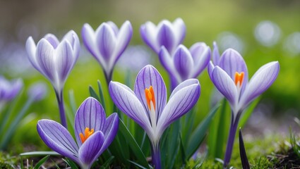 Fototapeta premium Spring blooming flowers and nature that awakens.