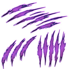 CLAW MONSTER Abstract watercolor brush strokes with colorful textures and winter-inspired splashes