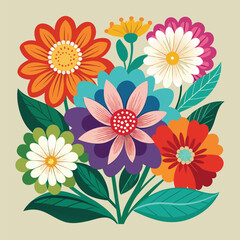 floral background with flowers
