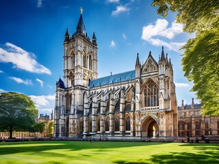 A Stunning View of The Cathedral of Ely in the Summer