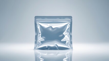 Wrinkled transparent mockup design for magazine.