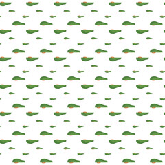 Lovely Avocado Seamless Vector Pattern Design