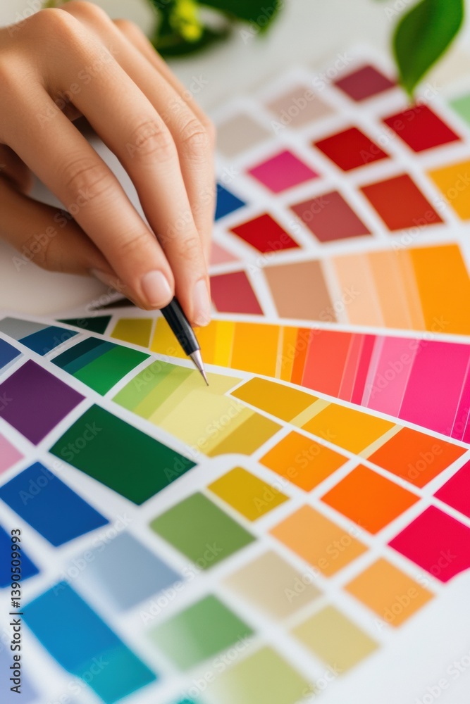 Aufkleber vibrant color theory exploration creative professional designing chromatic palette for innovative br