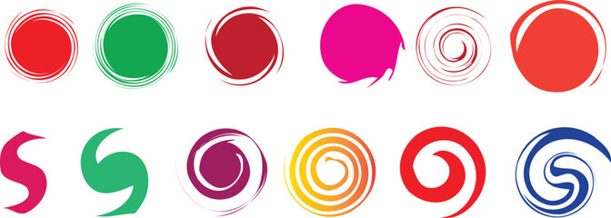 Colorful Abstract vector Geometry in Brutalist Contemporary Design. Eps 10.