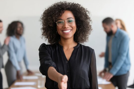 Administrative Professionals Week 2024 Inclusive Career Empowerment with Dynamic Workplace Welcome, Minimalist Corporate Design Celebrating Professional Integration and Springtime Collaboration