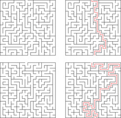 Complex Maze Puzzles Solutions, Paths, Challenges, and Brain Teasers