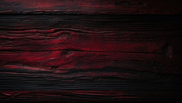 An ideal project background showcasing a dark red and black gradient over natural wood grain texture
