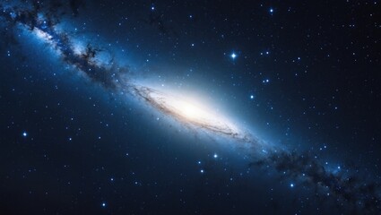 Fototapeta premium Charming night sky. Elements of this image included by