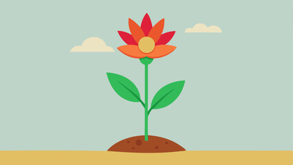 Flower Blossoming A flower blooming from a seed nurtured in good soil labeled Positive Parenting transitioning into a bouquet a adults symbolizing how early nurturing leads to