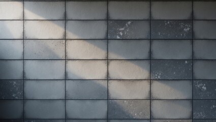Modern gray concrete wall texture made from block materials