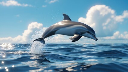 Fototapeta premium Tursiops truncatus - Bottlenose Dolphin