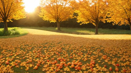 autumn in the park