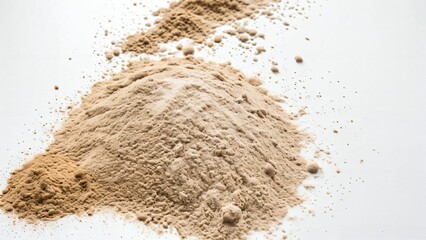 brown sugar on a white